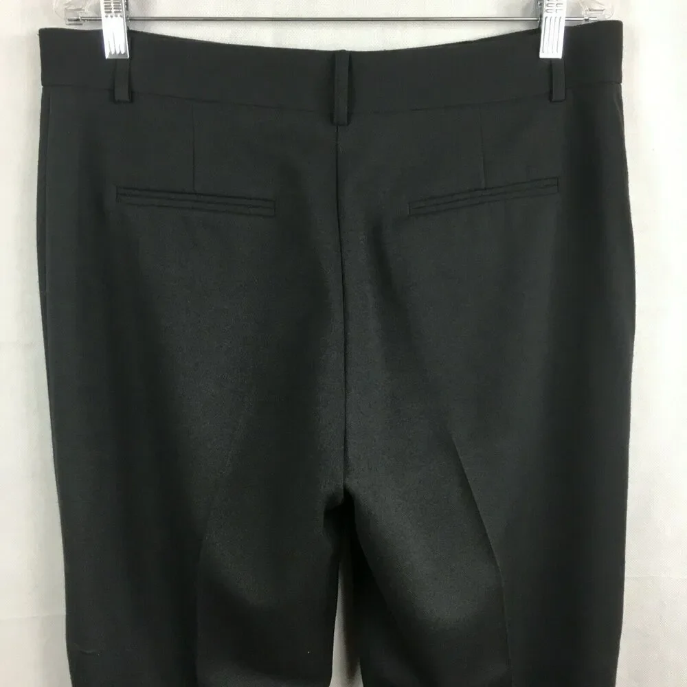 Jenne Maag Pants Womens Sz 14 Black Stretch Trouser Dress Straight Leg - Picture 4 of 11